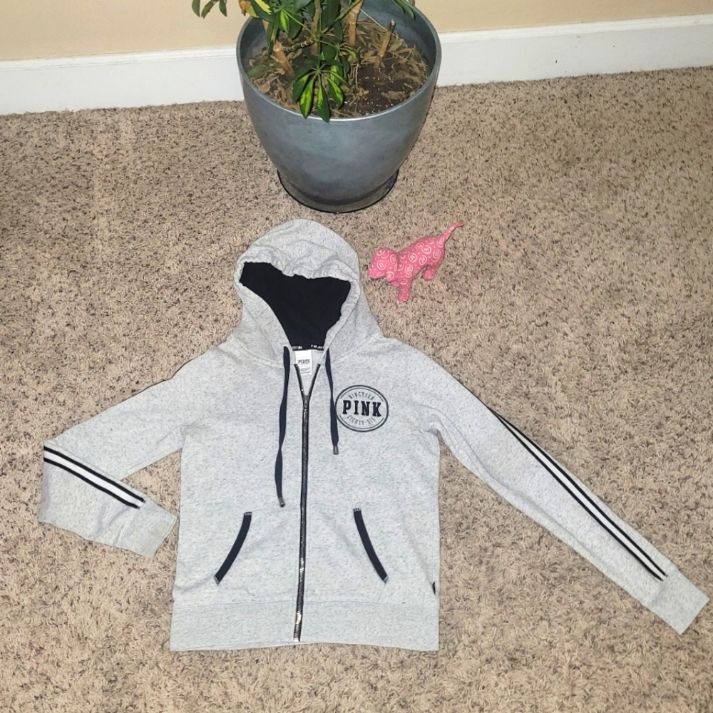 Victoria's Secret Pink Limited Edition Zip-up Hoodie Women's Sz Sm